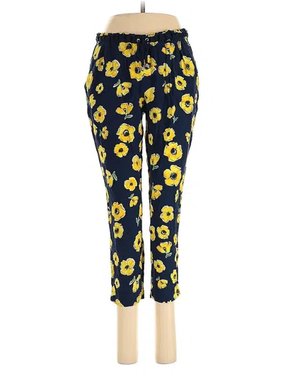 Pre-owned Zara Casual Pants In Yellow