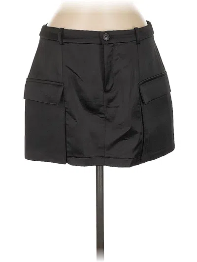 Pre-owned Zara Casual Skirt In Black