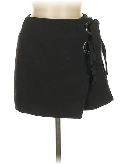 Pre-owned Zara Casual Skirt In Black