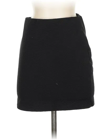 Pre-owned Zara Casual Skirt In Black