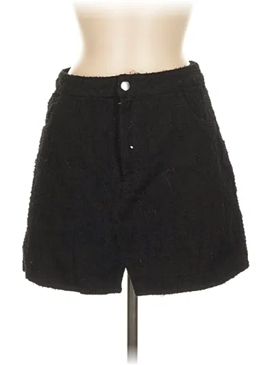 Pre-owned Zara Casual Skirt In Black