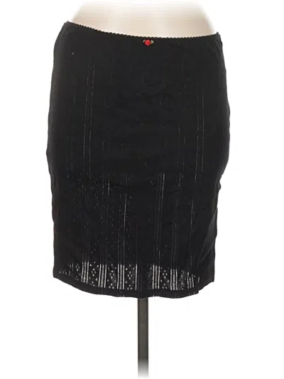 Pre-owned Zara Casual Skirt In Black