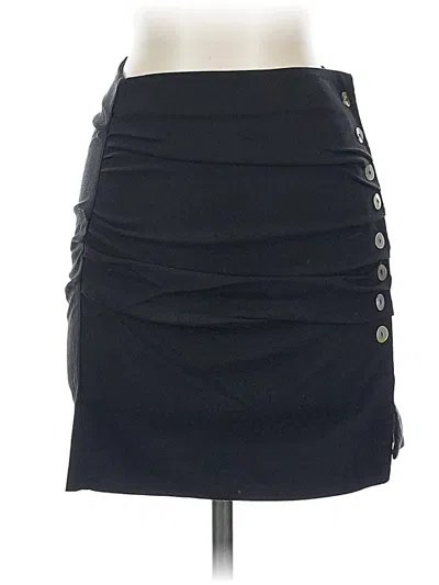 Pre-owned Zara Casual Skirt In Black