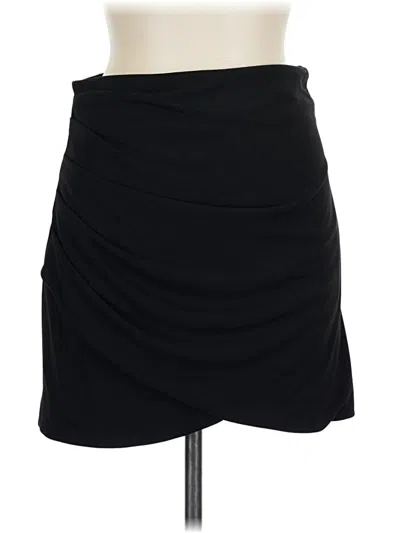 Pre-owned Zara Casual Skirt In Black