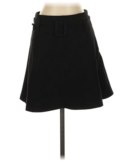 Pre-owned Zara Casual Skirt In Black