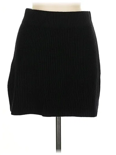 Pre-owned Zara Casual Skirt In Black