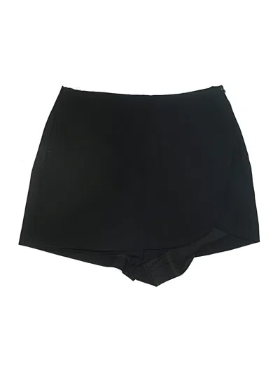 Pre-owned Zara Casual Skirt In Black