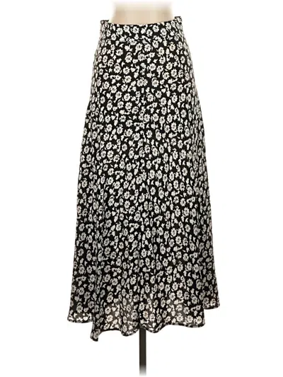 Pre-owned Zara Casual Skirt In Black