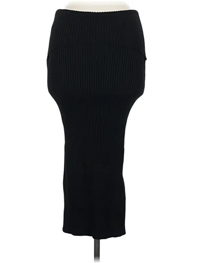 Pre-owned Zara Casual Skirt In Black