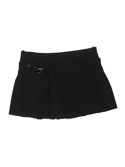 Pre-owned Zara Casual Skirt In Black