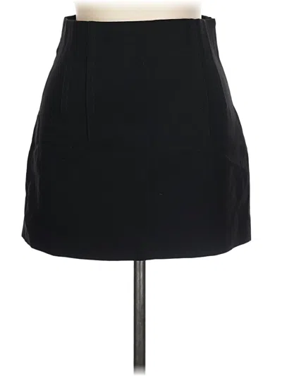 Zara Casual Skirt In Black