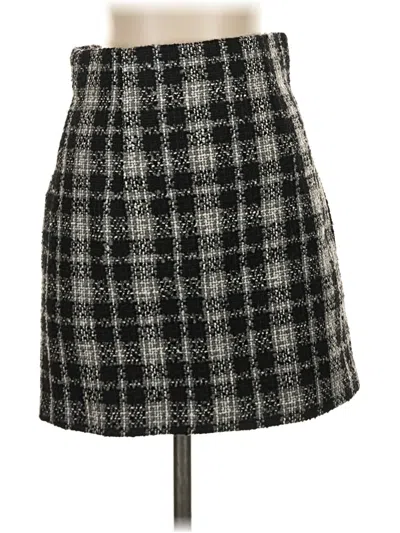 Pre-owned Zara Casual Skirt In Black