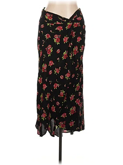 Pre-owned Zara Casual Skirt In Black