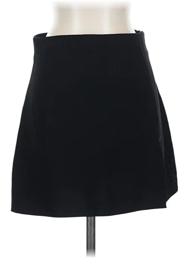 Pre-owned Zara Casual Skirt In Black