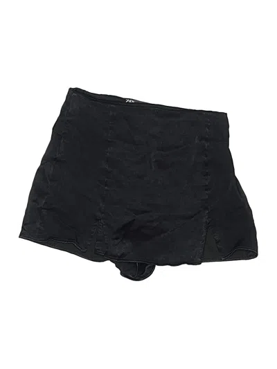 Pre-owned Zara Casual Skirt In Black