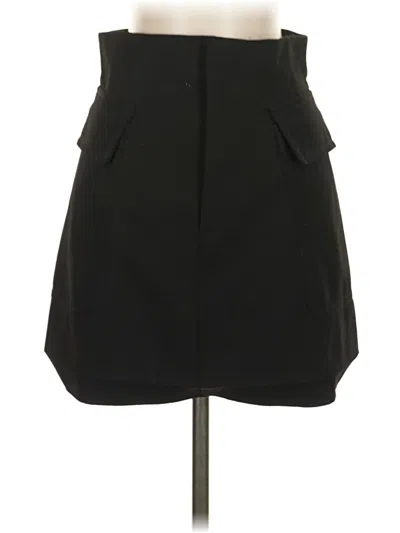 Pre-owned Zara Casual Skirt In Black