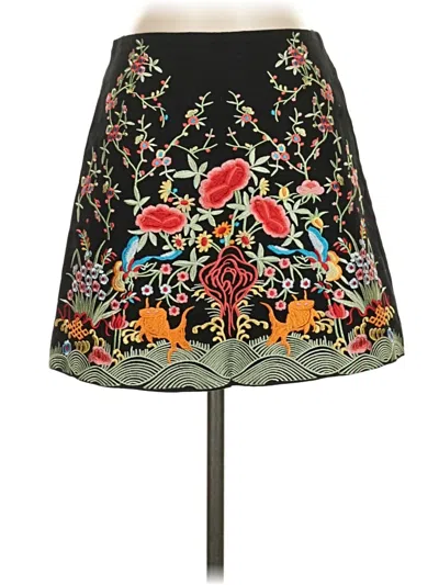 Pre-owned Zara Casual Skirt In Black