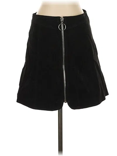 Pre-owned Zara Casual Skirt In Black