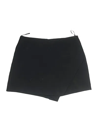 Pre-owned Zara Casual Skirt In Black