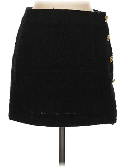 Pre-owned Zara Casual Skirt In Black