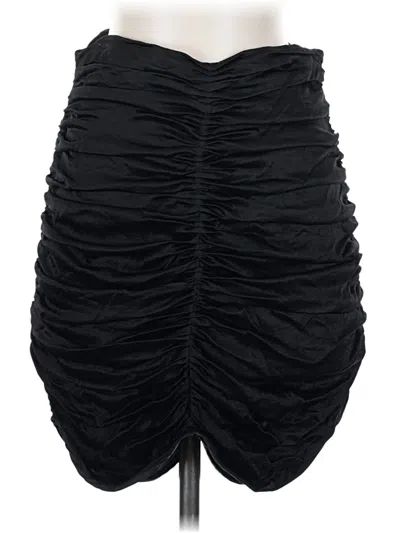 Pre-owned Zara Casual Skirt In Black