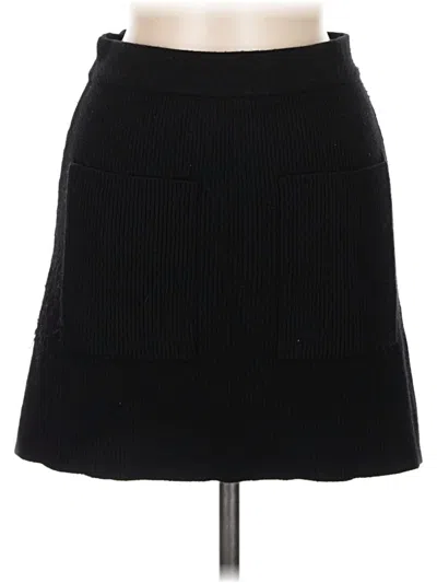 Pre-owned Zara Casual Skirt In Black