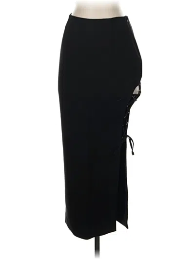 Pre-owned Zara Casual Skirt In Black