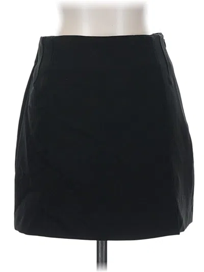 Pre-owned Zara Casual Skirt In Black