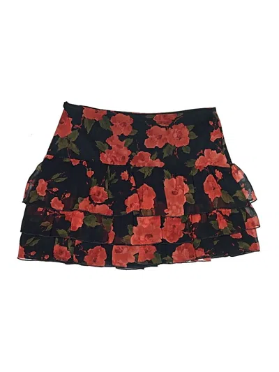 Pre-owned Zara Casual Skirt In Black