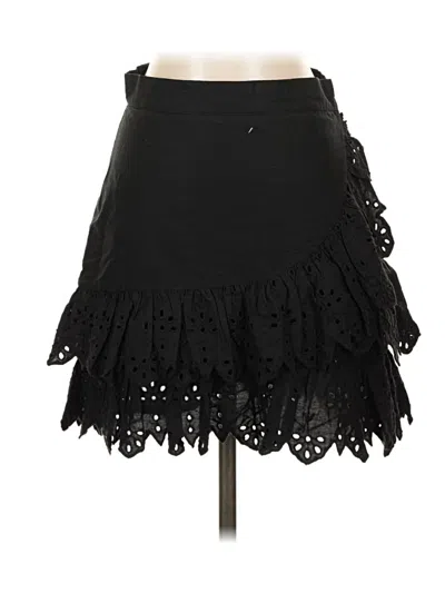 Pre-owned Zara Casual Skirt In Black