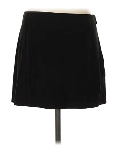 Pre-owned Zara Casual Skirt In Black