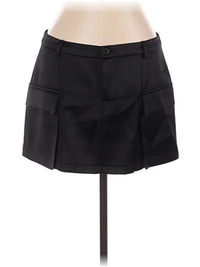 Pre-owned Zara Casual Skirt In Black