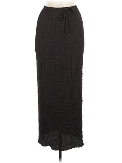 Pre-owned Zara Casual Skirt In Black