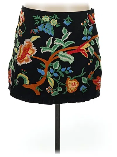 Pre-owned Zara Casual Skirt In Black