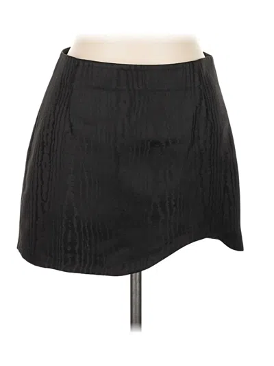 Pre-owned Zara Casual Skirt In Black