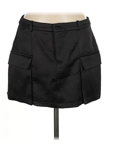 Pre-owned Zara Casual Skirt In Black
