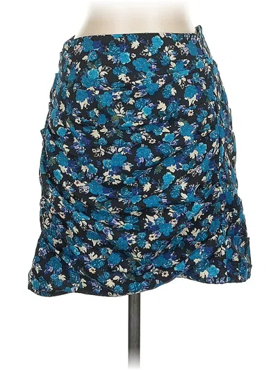 Pre-owned Zara Casual Skirt In Blue