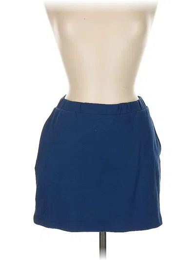 Pre-owned Zara Casual Skirt In Blue