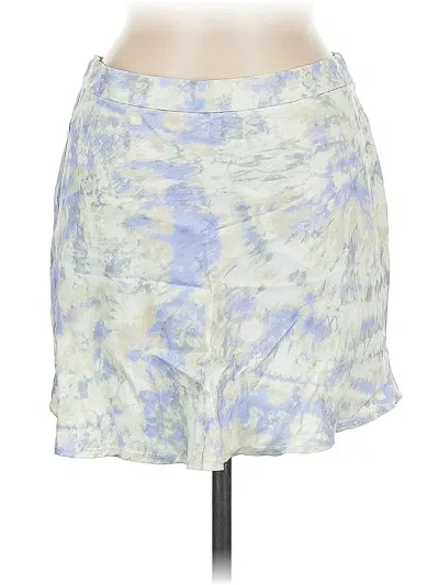 Pre-owned Zara Casual Skirt In Blue