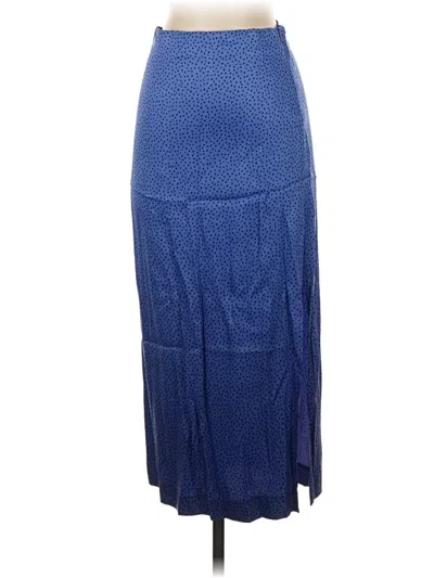 Pre-owned Zara Casual Skirt In Blue
