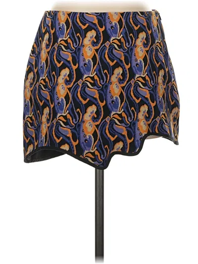 Pre-owned Zara Casual Skirt In Blue