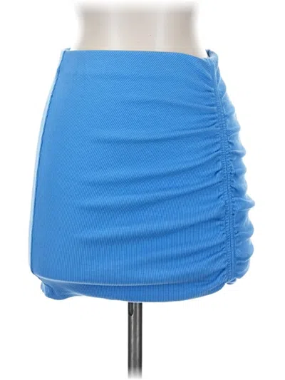 Pre-owned Zara Casual Skirt In Blue