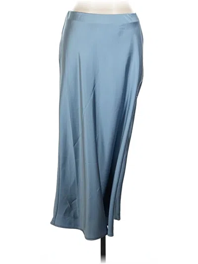 Pre-owned Zara Casual Skirt In Blue