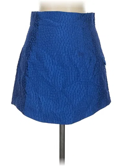 Pre-owned Zara Casual Skirt In Blue
