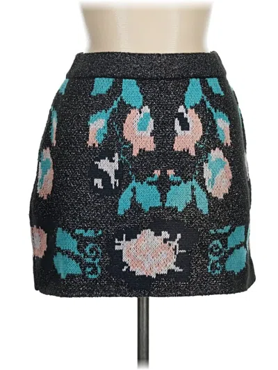 Pre-owned Zara Casual Skirt In Blue