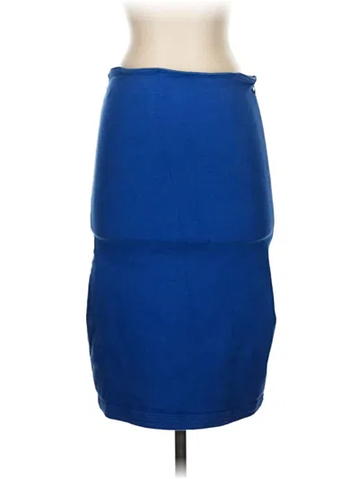 Pre-owned Zara Casual Skirt In Blue