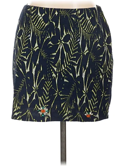 Pre-owned Zara Casual Skirt In Blue