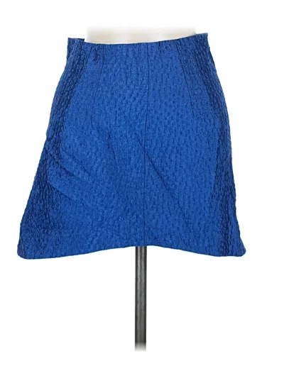 Pre-owned Zara Casual Skirt In Blue