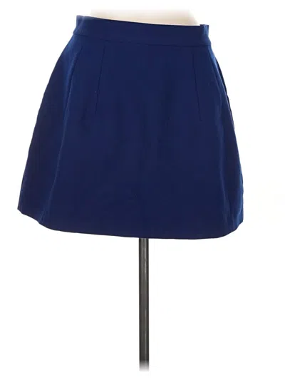 Pre-owned Zara Casual Skirt In Blue