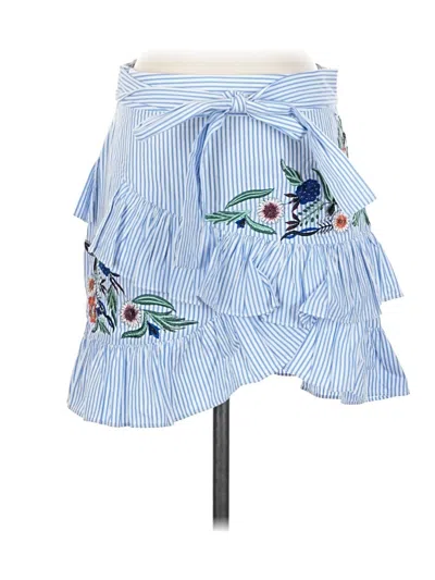 Pre-owned Zara Casual Skirt In Blue